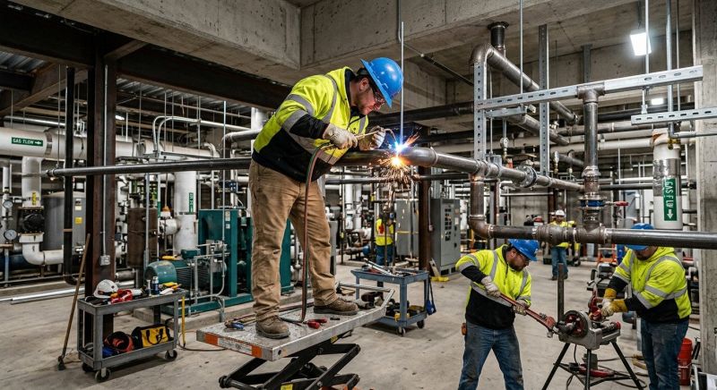 Commercial Gas Piping in Sacramento, CA