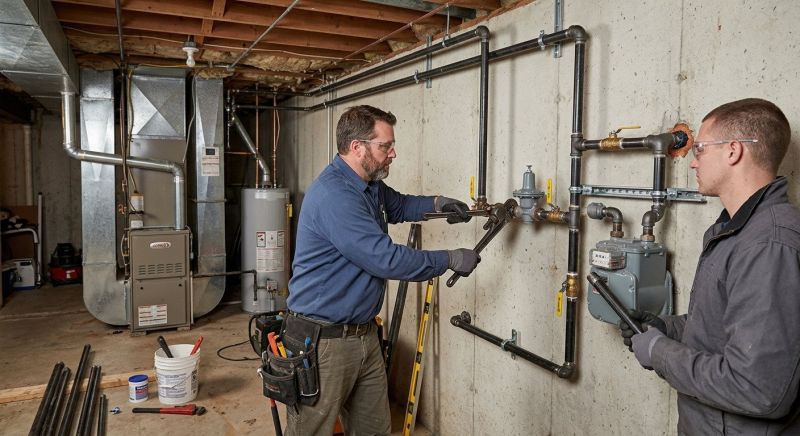 Residential Gas Piping in Austin, TX