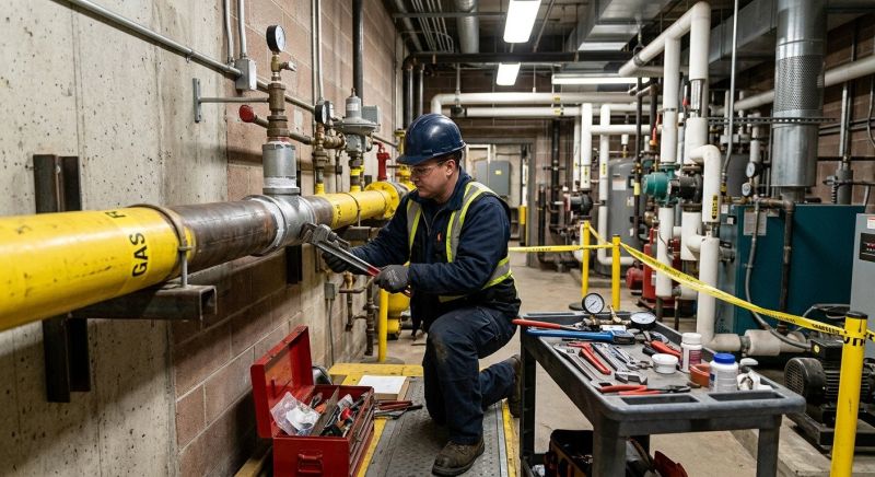 Commercial Gas Line Repair in Fredericksburg, VA