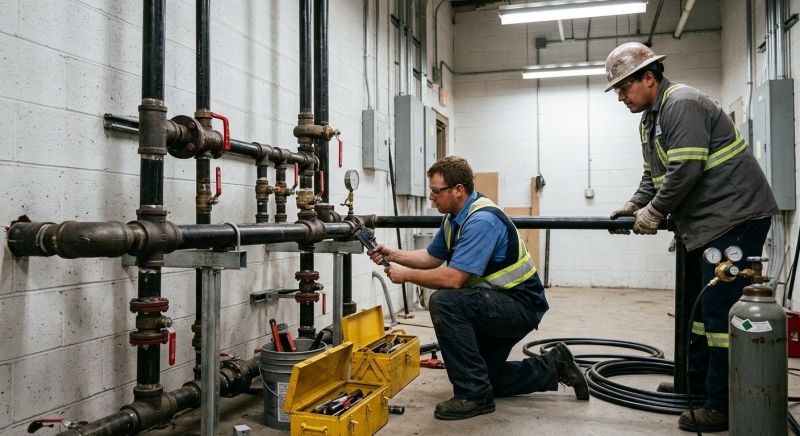 Commercial Gas Piping in Fredericksburg, VA