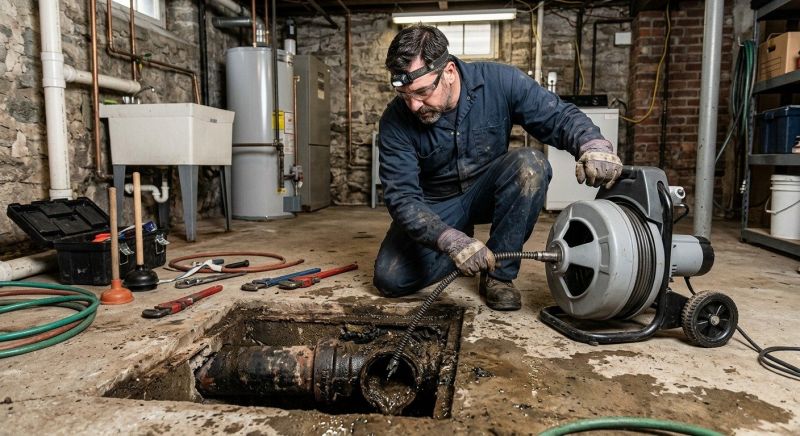 Drainage Pipe Unclogging in Columbus, OH
