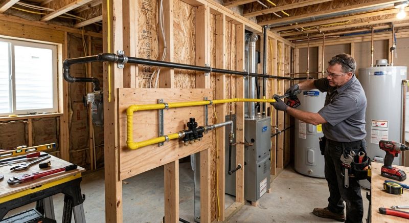 Residential Gas Piping in Fredericksburg, VA