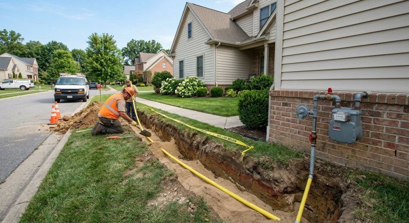 Underground Gas Line Service in Kansas City, MO